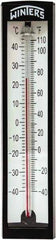 Winters - -40 to 110°F, Industrial Thermometer with Standard Thermowell - 2 Inch Immersion Length, 1-7/8 Inch Stem Length, 6 Inch Long, 1/2 Inch Thread - Exact Tool & Supply