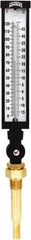 Winters - -15 to 120°F, Industrial Thermometer with Standard Thermowell - 5 Inch Immersion Length, 6 Inch Stem Length, 20 Inch Long, 3/4 Inch Thread - Exact Tool & Supply
