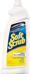 Soft Scrub - 36 oz Bottle All-Purpose Cleaner - Liquid, Lemon - Exact Tool & Supply
