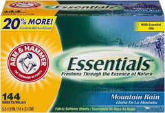 Arm & Hammer - 144 Sheet Box Dryer Sheets - Mountain Rain Scent - Exact Tool & Supply