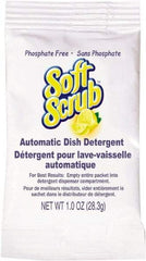 Soft Scrub - 1 oz Packet Automatic Dishwashing Powder - Lemon Scented - Exact Tool & Supply