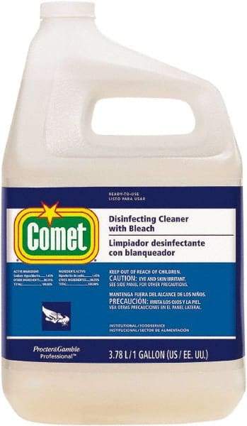 Comet USA LLC - 1 Gal Jug Liquid Bathroom Cleaner - Fresh Scent, Disinfectant, General Purpose Cleaner - Exact Tool & Supply