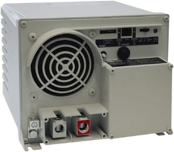 Tripp-Lite - Hardwire Connection, 12 VDC Input, 120 VAC Output, 2,500 Peak Wattage, Surface Mount Power Inverter - 8-3/4" Wide x 7" Deep x 7" High, 1,250 Watt Continuous Output Power, Fan Cooled - Exact Tool & Supply
