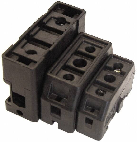 Cooper Bussmann - 1 Pole, 600 VAC/VDC, 30 Amp, DIN Rail Mount Fuse Holder - Compatible with CF, J Class, 0.76 Inch Wide Fuse - Exact Tool & Supply