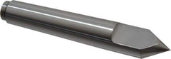 Riten - 1.078" Head Diam, Carbide-Tipped Steel Standard Point Half Dead Center - B&S 9 Brown & Sharpe Taper, 1.078" Point Diam, 6-1/2" OAL - Exact Tool & Supply
