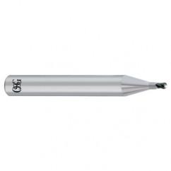 0.5mm0.3mm x x 4mm x 2Fl CBN Ball OSG EXOCARB® mAX-CBN End Mill-Center Cutting - Exact Tool & Supply