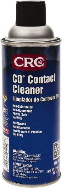 CRC - 11 Ounce Aerosol Contact Cleaner - Plastic Safe - Exact Tool & Supply