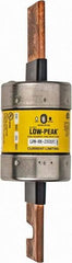 Cooper Bussmann - 250 VAC/VDC, 250 Amp, Time Delay General Purpose Fuse - Bolt-on Mount, 8-5/8" OAL, 100 at DC, 300 at AC (RMS) kA Rating, 2-3/8" Diam - Exact Tool & Supply