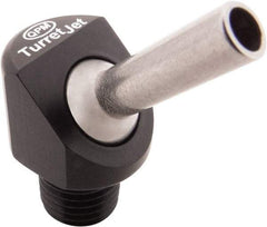 QPM Products - 3/16" Hose Inside Diam, Coolant Hose Nozzle - NPT, for Use with CNC Lathes - Exact Tool & Supply