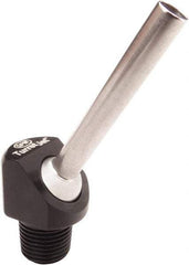 QPM Products - 1/4" Hose Inside Diam, Coolant Hose Nozzle - NPT, for Use with CNC Lathes - Exact Tool & Supply