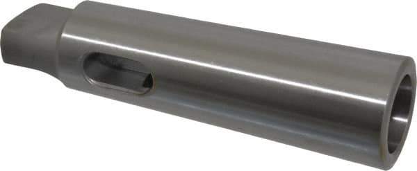 Accupro - MT4 Inside Morse Taper, MT5 Outside Morse Taper, Standard Reducing Sleeve - Soft with Hardened Tang, 3/4" Projection, 6-13/16" OAL - Exact Tool & Supply