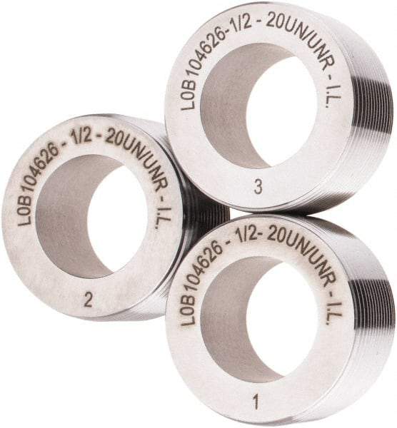 Made in USA - 1/2-20 UNF, 5 TRRB Head Axial Thread Roll - 5 Starts - Exact Tool & Supply