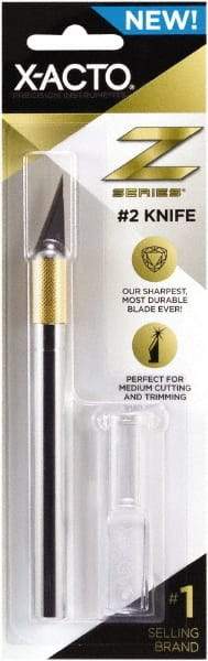 X-ACTO - Stainless Steel Hobby Knife with 1 Blade - #2 Blade - Exact Tool & Supply