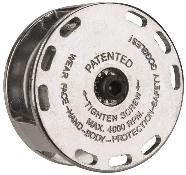 PRO-SOURCE - 2-5/8" Diam Angle & Disc Grinder Adapter - For Use with 23mm Wire Brushes, Rubber Erasers & Utility Surface Blasters - Exact Tool & Supply