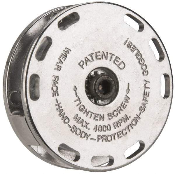 PRO-SOURCE - 2-5/8" Diam Angle & Disc Grinder Adapter - For Use with 11mm Wire Brushes & Utility Surface Blasters - Exact Tool & Supply