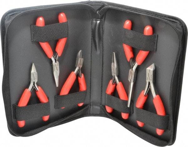 Proto - 6 Piece Mini Plier Set - Comes in Kit Bag - Exact Tool & Supply