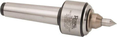 Royal Products - Straight Shank, 2-1/4" Head Diam Live Center - 5,000 Max RPM, 1.69" Long Case, 1/2" Point Diam, 0.94" Point Len, 350 Lb Max Workpiece, Spring Loaded Point - Exact Tool & Supply