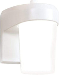 Cooper Lighting - 11 Watt LED Entry Light - Polycarbonate Lens, Pole & Wall Mount, 120 Volts, 138mm Long x 173mm High - Exact Tool & Supply