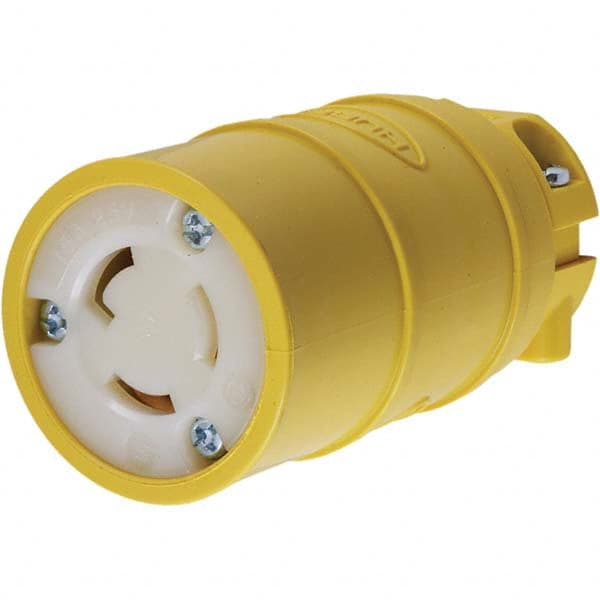 Hubbell Wiring Device-Kellems - 125V 15A NEMA L5-15R Industrial Twist Lock Connector - Exact Tool & Supply