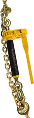 Peerless Chain - 18,100 Lbs. Load Limit Ratchet Loadbinder - 5/8 Inch Max Chain Size, 6 Inch Take Up, Chain Grade 80 - Exact Tool & Supply