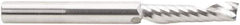 Amana Tool - 1/4" Cutting Diam x 1" Length of Cut, 1 Flute, Upcut Spiral Router Bit - Uncoated, Right Hand Cut, Solid Carbide, 2-1/2" OAL x 1/4" Shank Diam, 30° Helix Angle - Exact Tool & Supply