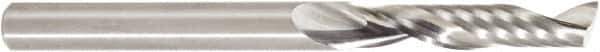 Amana Tool - 1/4" Cutting Diam x 1-1/4" Length of Cut, 1 Flute, Upcut Spiral Router Bit - Uncoated, Right Hand Cut, Solid Carbide, 3" OAL x 1/4" Shank Diam, 30° Helix Angle - Exact Tool & Supply