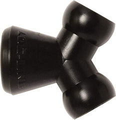 Loc-Line - 1/4" Hose Inside Diam, Coolant Hose Y-Fitting - For Use with Loc-Line Modular Hose System, 20 Pieces - Exact Tool & Supply