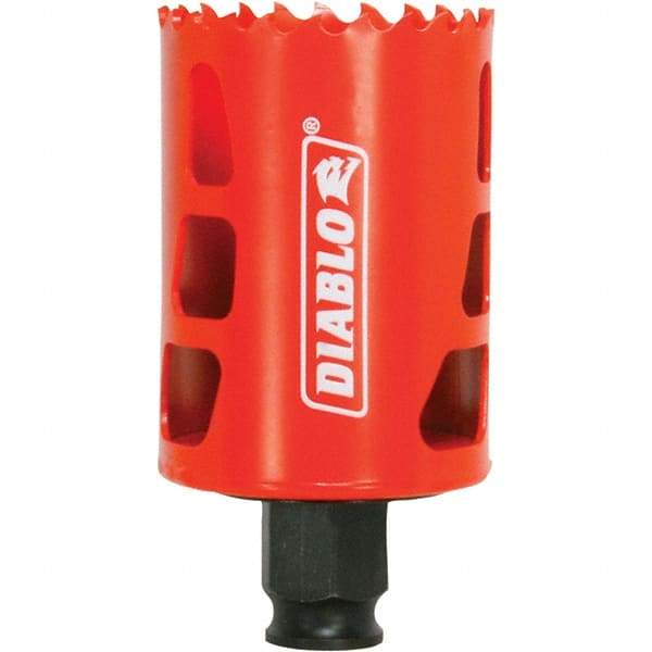 Freud - 1-7/8" Diam, 2-3/8" Cutting Depth, Hole Saw - Bi-Metal Saw, Toothed Edge - Exact Tool & Supply
