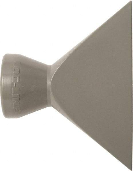 Loc-Line - 1/2" Hose Inside Diam x 2-1/2" Nozzle Diam, Coolant Hose Nozzle - Unthreaded, for Use with Loc-Line Modular Hose System, 20 Pieces - Exact Tool & Supply