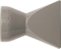 Loc-Line - 1/2" Hose Inside Diam x 1-1/4" Nozzle Diam, Coolant Hose Nozzle - Unthreaded, for Use with Loc-Line Modular Hose System, 20 Pieces - Exact Tool & Supply