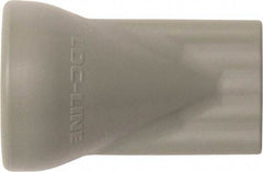 Loc-Line - 1/2" Hose Inside Diam x 1/8" Nozzle Diam, Coolant Hose Nozzle - Unthreaded, for Use with Loc-Line Modular Hose System, 20 Pieces - Exact Tool & Supply