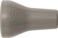 Loc-Line - 1/2" Hose Inside Diam x 3/8" Nozzle Diam, Coolant Hose Nozzle - Unthreaded, for Use with Loc-Line Modular Hose System, 50 Pieces - Exact Tool & Supply