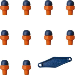 Loc-Line - 1/8" Hose Inside Diam x 5/32" Nozzle Diam, High-Pressure Coolant Hose Nozzle - NPT, for Use with Loc-Line Modular Hose System, 10 Pieces - Exact Tool & Supply