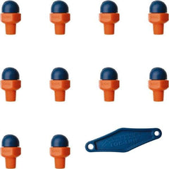 Loc-Line - 1/8" Hose Inside Diam x 1/16" Nozzle Diam, High-Pressure Coolant Hose Nozzle - NPT, for Use with Loc-Line Modular Hose System, 10 Pieces - Exact Tool & Supply