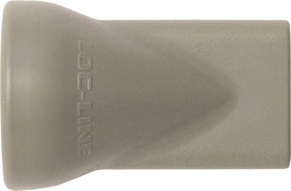 Loc-Line - 1/2" Hose Inside Diam x 1/8" Nozzle Diam, Coolant Hose Nozzle - Unthreaded, for Use with Loc-Line Modular Hose System, 20 Pieces - Exact Tool & Supply