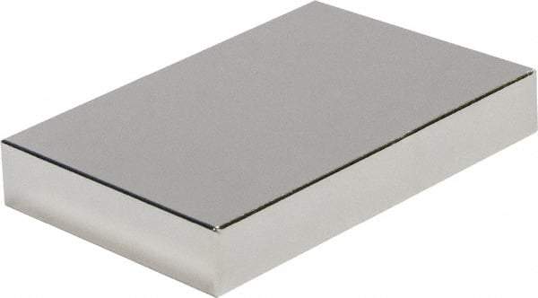 Mag-Mate - 23.25 Lb Max Holding Capacity Neodymium Rare Earth Block Magnet - 1-1/2" Long x 1" Wide x 0.18" High, 180°F Max Operating Temp - Exact Tool & Supply