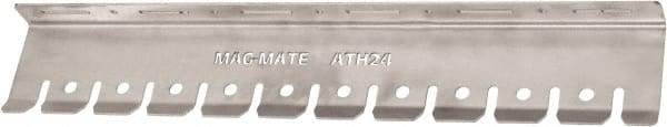 Mag-Mate - 4" Projection, 302 Stainless Steel Air Tool Holder Rack - 24" OAL - Exact Tool & Supply