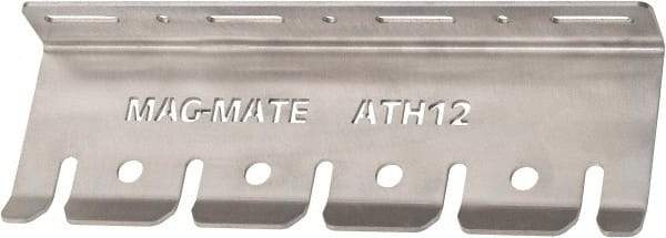 Mag-Mate - 4" Projection, 302 Stainless Steel Air Tool Holder Rack - 12" OAL - Exact Tool & Supply