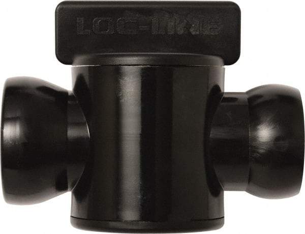Loc-Line - 10 Piece, 3/4" ID Coolant Hose In-Line Check Valve - Female to Ball Connection, Acetal Copolymer Body, Unthreaded, Use with Loc-Line Modular Hose Systems - Exact Tool & Supply