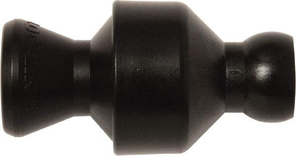 Loc-Line - 10 Piece, 1/4" ID Coolant Hose In-Line Check Valve - Female to Ball Connection, Acetal Copolymer Body, Unthreaded, Use with Loc-Line Modular Hose Systems - Exact Tool & Supply