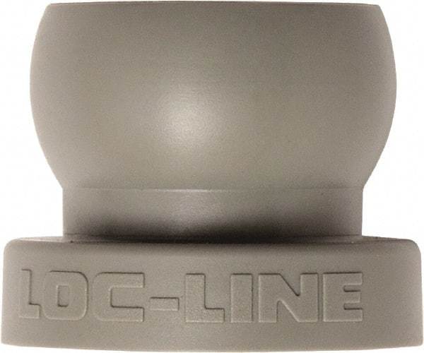 Loc-Line - 1/2" Hose Inside Diam, Coolant Hose Fixed Mount - for Use with Loc-Line Modular Hose System, 20 Pieces - Exact Tool & Supply