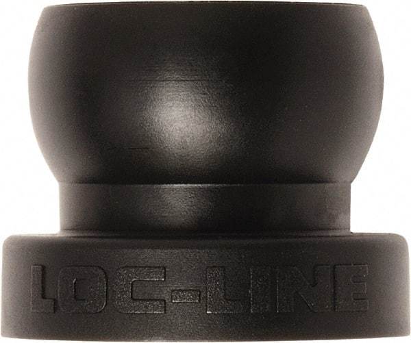 Loc-Line - 1/2" Hose Inside Diam, Coolant Hose Fixed Mount - for Use with Loc-Line Modular Hose System, 20 Pieces - Exact Tool & Supply