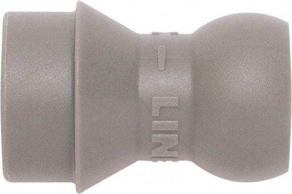 Loc-Line - 20 Piece, 1/4" Hose ID, Male to Male Coolant Hose Lathe Adapter - Unthreaded, For Loc-Line Modular Hose Systems - Exact Tool & Supply