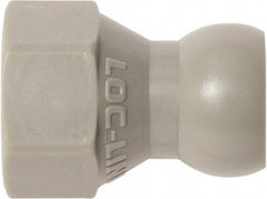 Loc-Line - 20 Piece, 1/4" Hose ID, Female to Male Coolant Hose SAE Flare Nut Adapter - 1/4" Pipe Thread, For Loc-Line Modular Hose Systems - Exact Tool & Supply