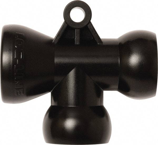 Loc-Line - 1/2" Hose Inside Diam, Coolant Hose T-Fitting - For Use with Loc-Line Modular Hose System, 20 Pieces - Exact Tool & Supply