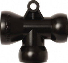 Loc-Line - 1/2" Hose Inside Diam, Coolant Hose T-Fitting - For Use with Loc-Line Modular Hose System, 20 Pieces - Exact Tool & Supply