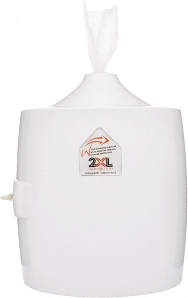 2XL - White Manual Wipe Dispenser - Exact Tool & Supply