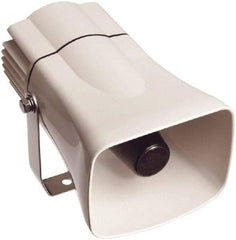 Schneider Electric - 0 to 105 dB at 1m, 12 VDC, 24 VDC, Siren - 250 Milliamp, 350 Milliamp at 24 Volt, IP53 Ingress Rating, 140mm Wide x 223mm Deep x 114mm High - Exact Tool & Supply