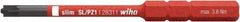 Wiha - 4mm Drive, #1 Reversible Pozidriv/Slotted Screwdriver Bit - 75mm OAL - Exact Tool & Supply