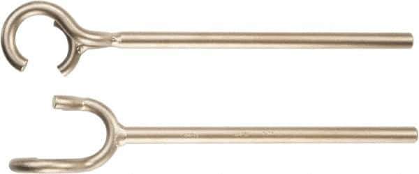 Ampco - 1 Piece Valve Wheel Wrench - 1-3/8 Inch Capacity - Exact Tool & Supply